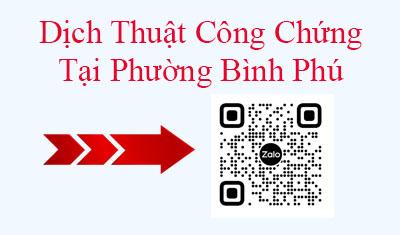 Dịch Thuật Công Chứng Tại Phường Bình Phú