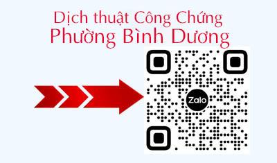 Dịch thuật Công Chứng tại Phường Bình Dương