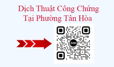 Dịch Thuật Công Chứng tại phường Tân Hòa