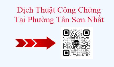 Dịch Thuật Công Chứng Tại Phường Tân Sơn Nhất